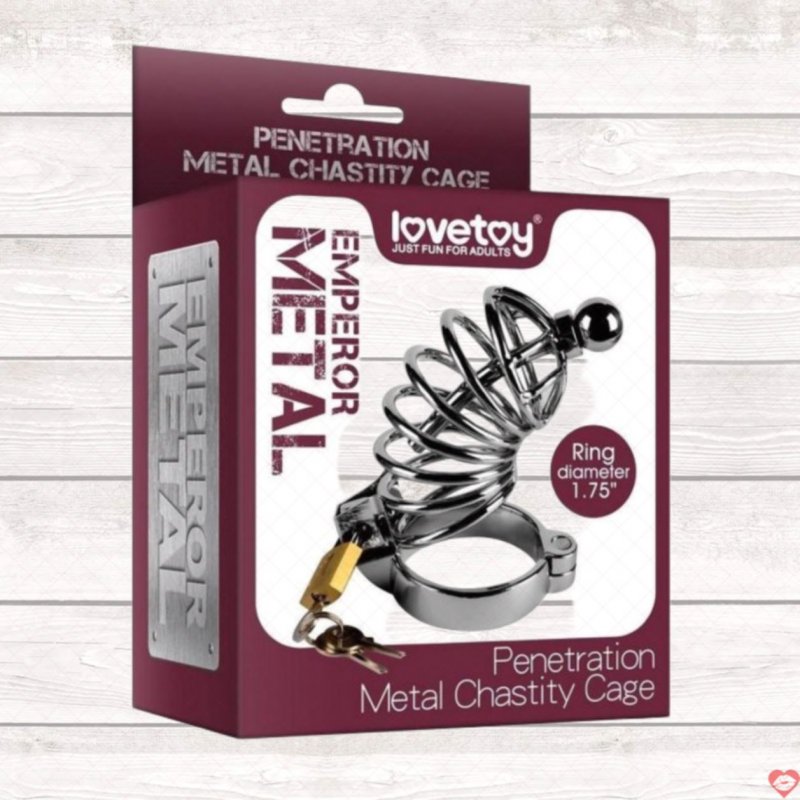 Khoá dương vật bằng rọ hợp kim Lovetoy Emperol Metal