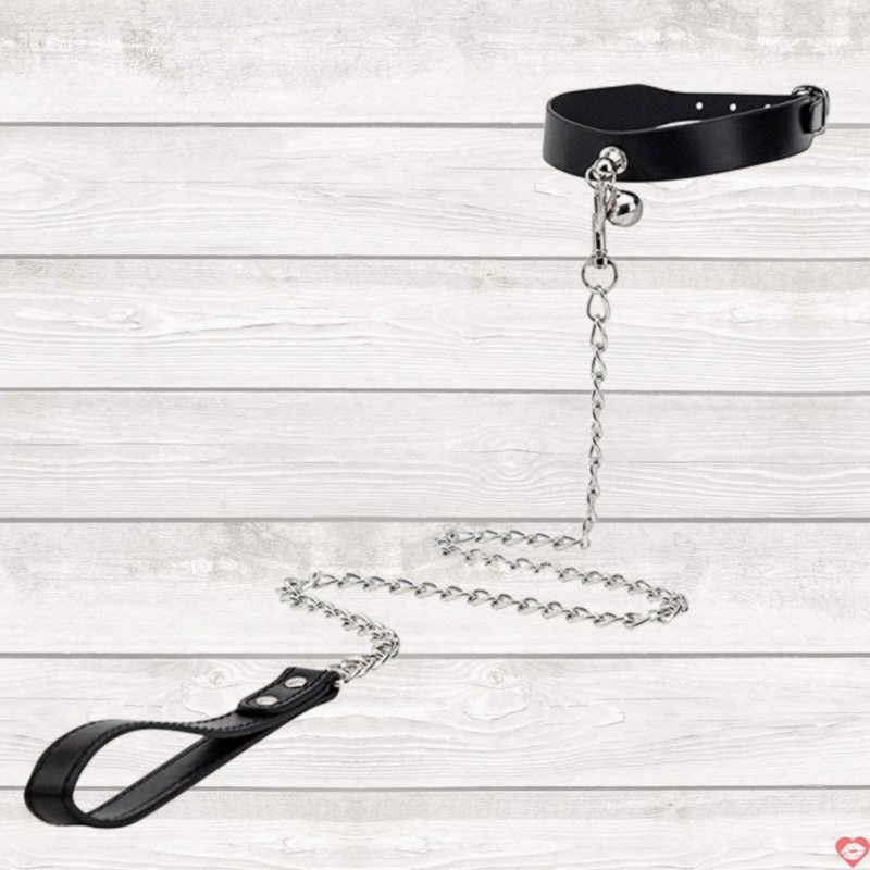 Đồ chơi bạo dâm BDSM xích cổ có chuông