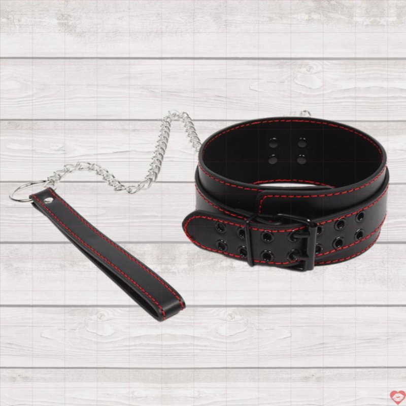 Đồ chơi SM bộ tròng cổ xích da