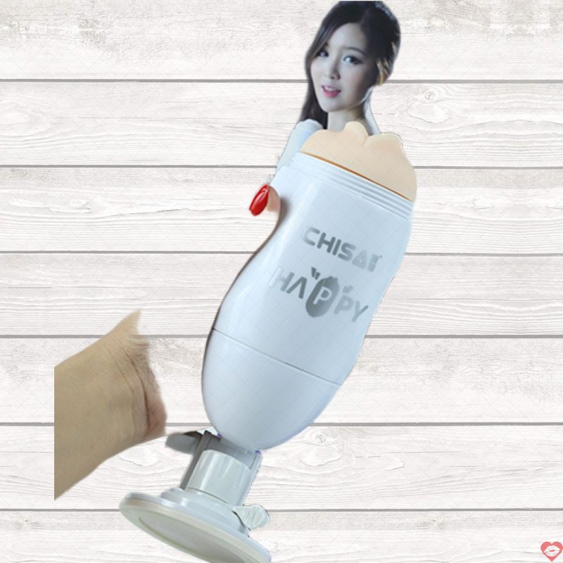 Âm đạo giả gắn tường Chisa Happy 2 đầu rung mạnh cảm giác thật 