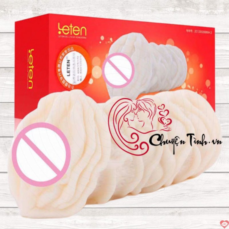 Âm đạo giả Leten 3D ruột đỏ silicon cao cấp kích thích tuyệt vời 