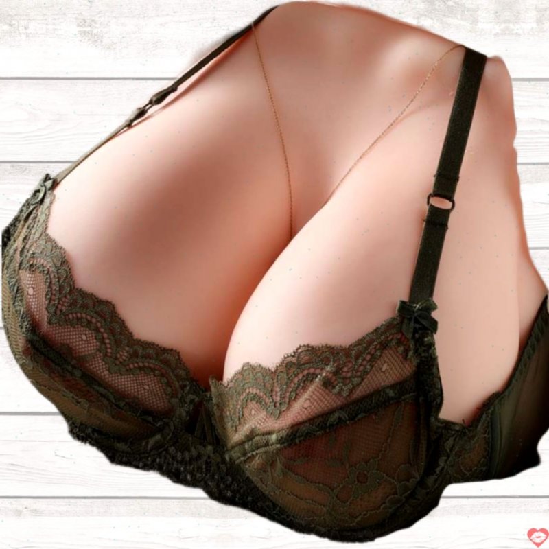 Vếu nguyên khối HearMilf có túi silicone mềm mại 3.5kg