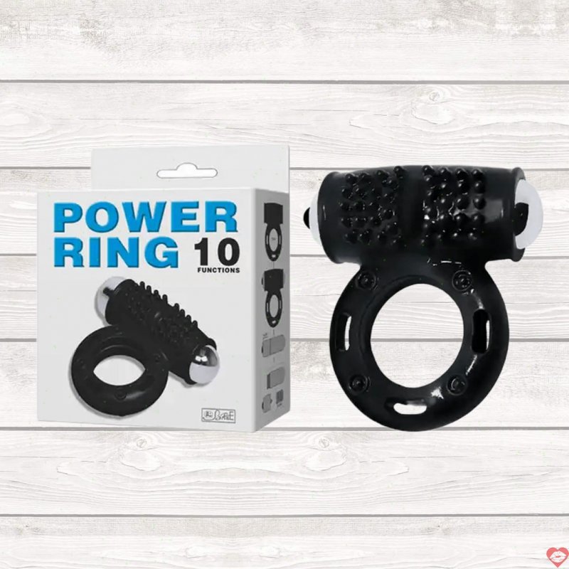 Vòng rung Baile Power Ring silicon 10 chế độ kích thích điểm G 