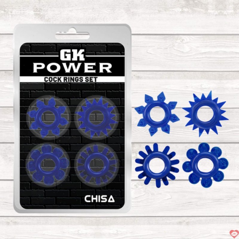 Vòng đeo kéo dài thời gian Chisa Set Blue chất liệu TPE cao cấp 