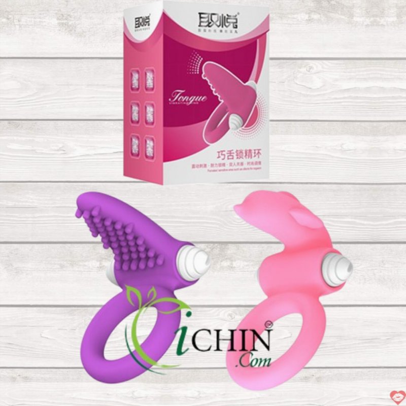 Vòng rung Dolphin silicon co giãn kích thích âm đạo cực khoái 