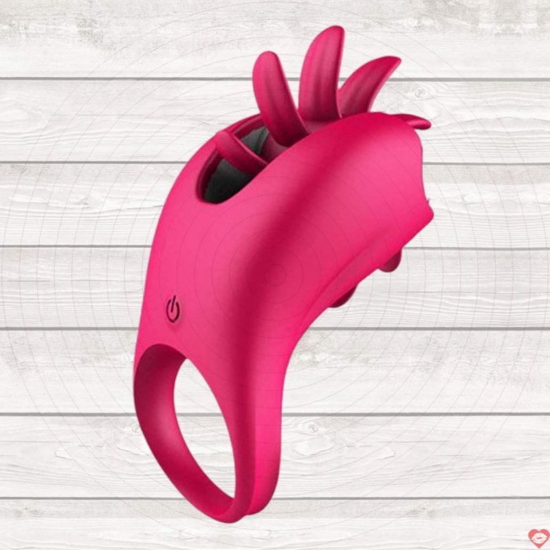 Vòng rung lưỡi xoay LafyHo sextoy đôi tăng khoái cảm kéo dài 