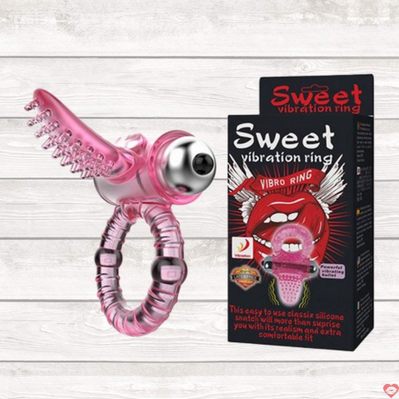 Vòng rung lưỡi liếm Sweet siêu kích thích tăng khoái cảm 