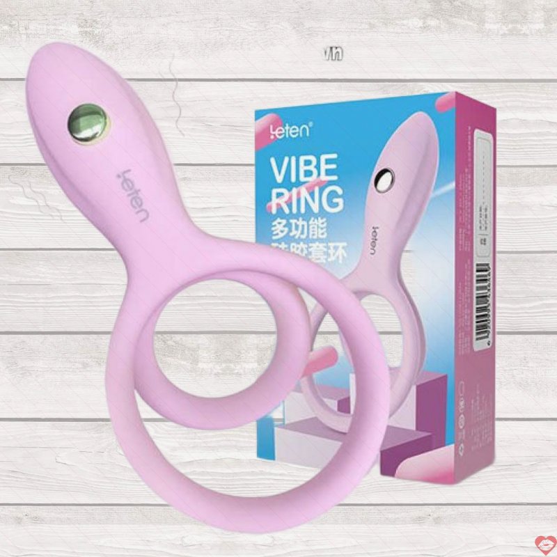 Vòng rung đeo dương vật Leten Vibe Ring kích thích kéo dài cực khoái 