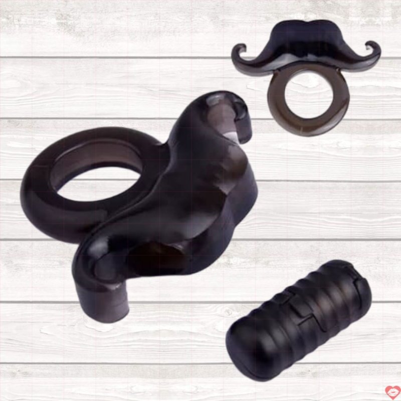 Nhẫn Rung Gaur Black Đồ Chơi Có Nét Thiết Kế Như Chú Bò Tót Mạnh Bạo - SHP1039