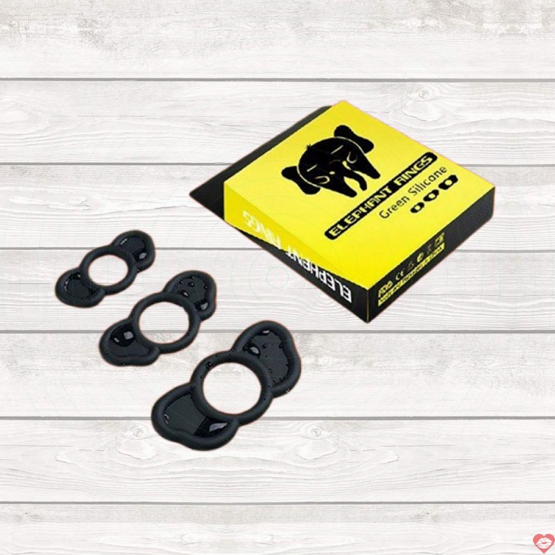 Bộ 03 vòng đeo dương vật Elephant Rings tai voi