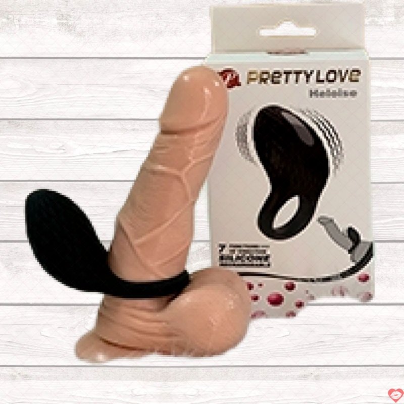 Vòng rung liếm 7 chế độ sạc pin Prettylove Heloise  lên đỉnh dễ dàng