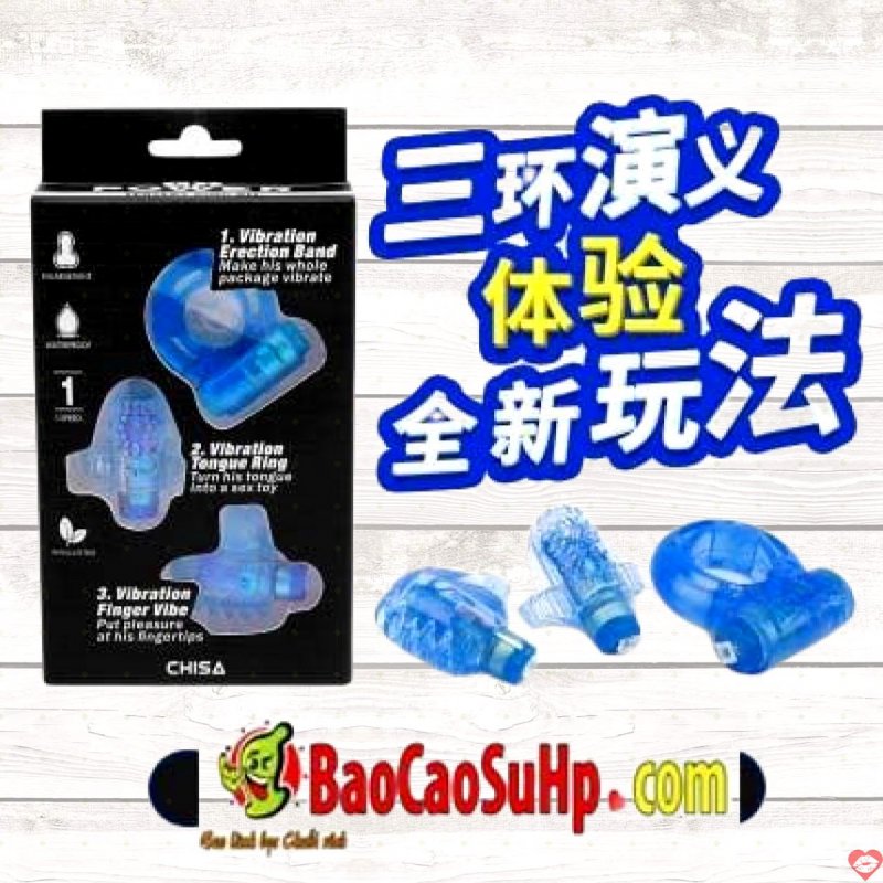 Bộ 3 vòng rung kích thích Chisa màn dạo đầu đầy hứng thú