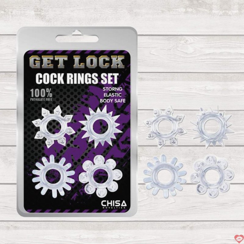 Bộ Vòng Silicon Gai - Bi Siêu Sướng - Get Lock
