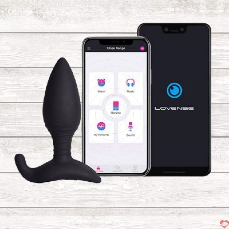 Phích rung hậu môn Lovense Hush điều khiển thông minh từ xa qua app DC93A