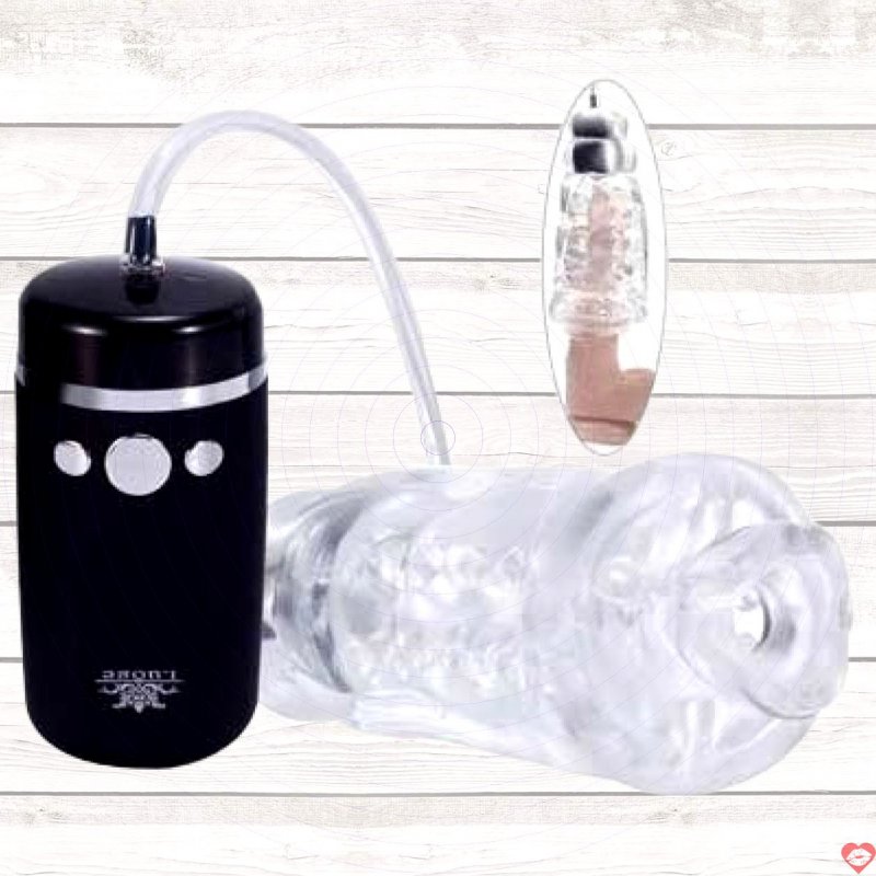 Máy rung bú mút tự động nam hiệu Louge 10 chế độ siêu sướng 
