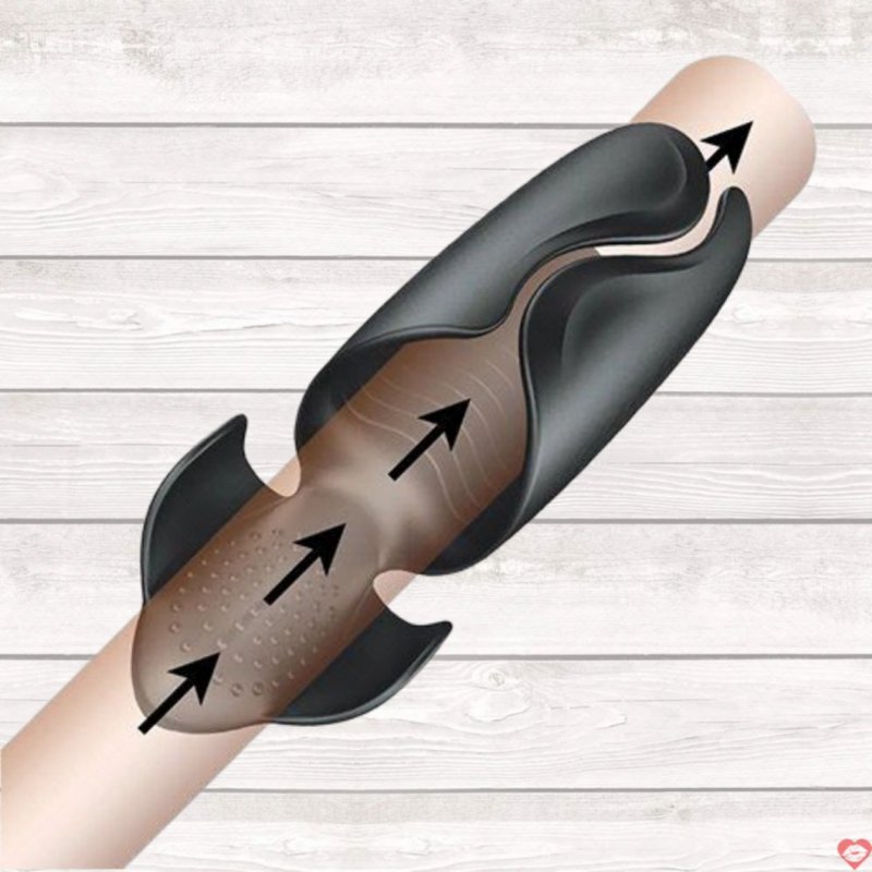 Máy massage dương vật tinh hoàn rung mạnh sạc USB chất liệu cao cấp 