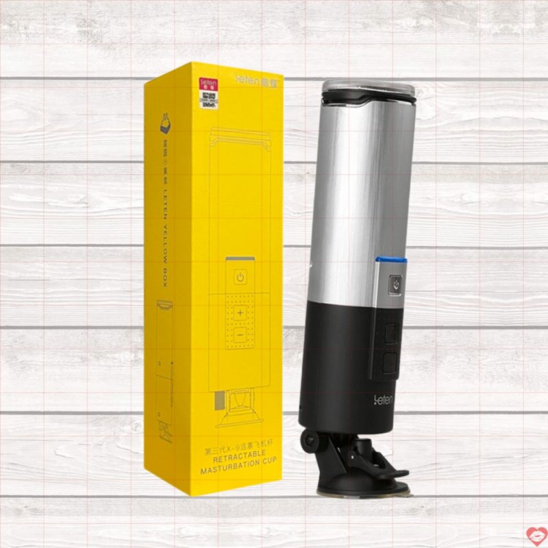 Âm đạo giả Leten X-9 rung thụt silicon mềm mại hưng phấn 