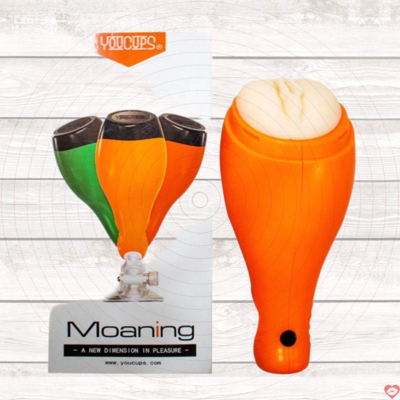 Âm đạo giả Youcups Moaning rung đa tần số siêu mềm mại kích thích 