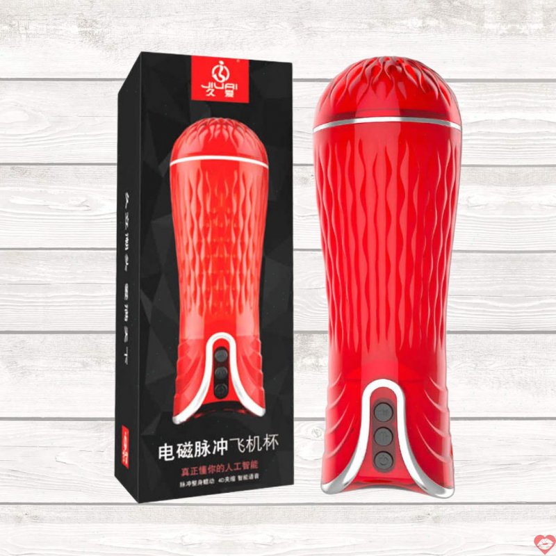 Âm đạo giả Jiual 4D Red rung đa chế độ sạc tiện lợi giá tốt 