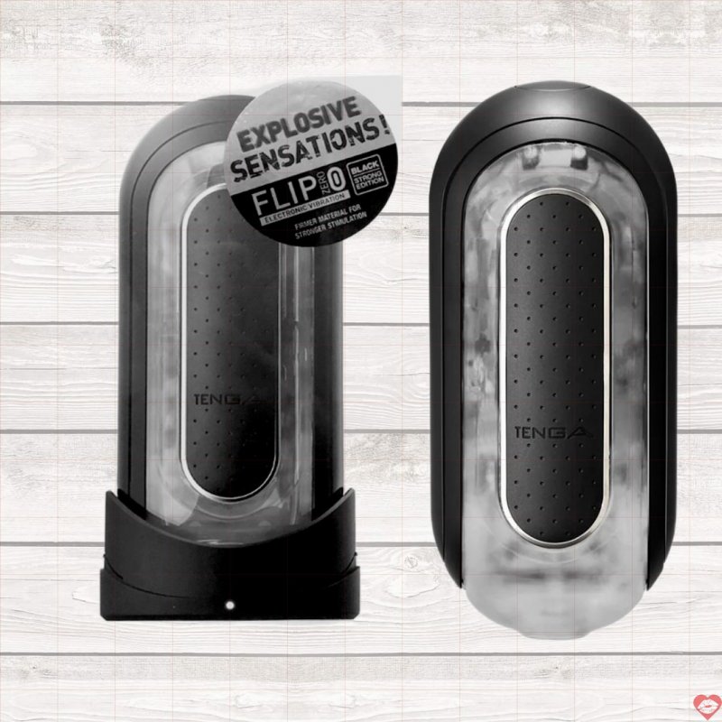 Âm đạo giả Tenga Flip Zero Black Strong rung kép mạnh nhất cao cấp 