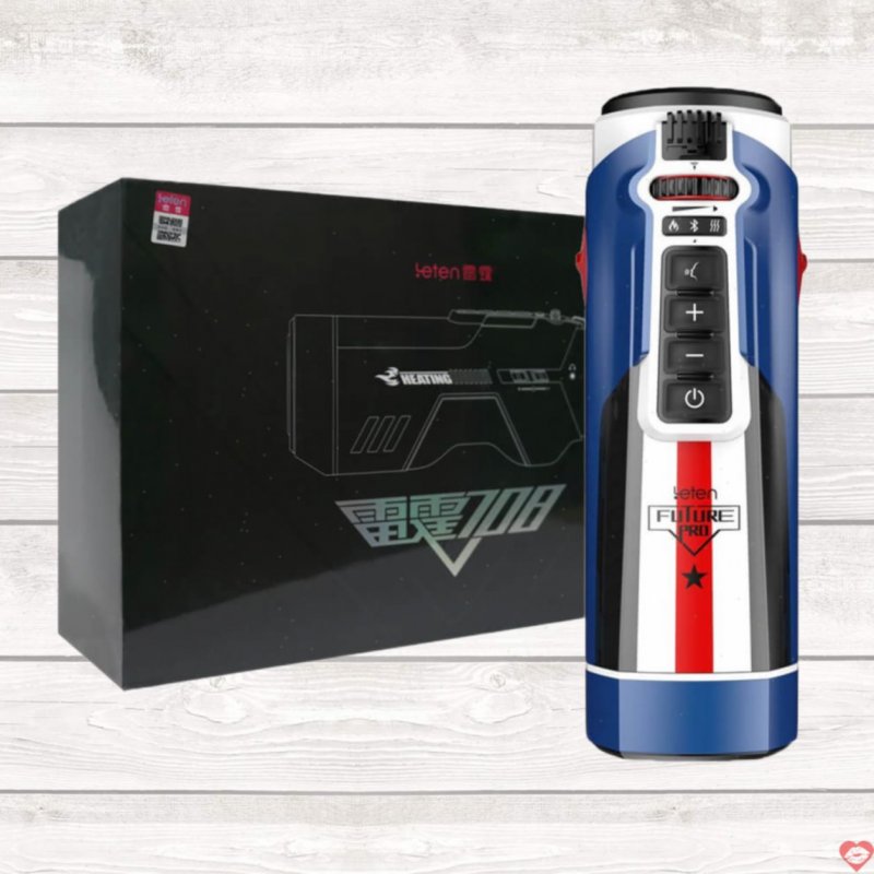 Âm đạo giả Leten Future Pro Blue tự động sạc rung hút cực đã 