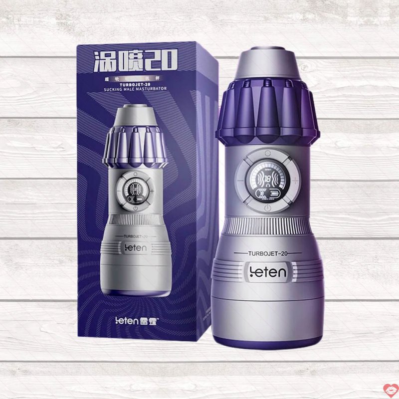 Âm đạo giả Leten Turbojet 20 đa năng silicon y tế chính hãng 