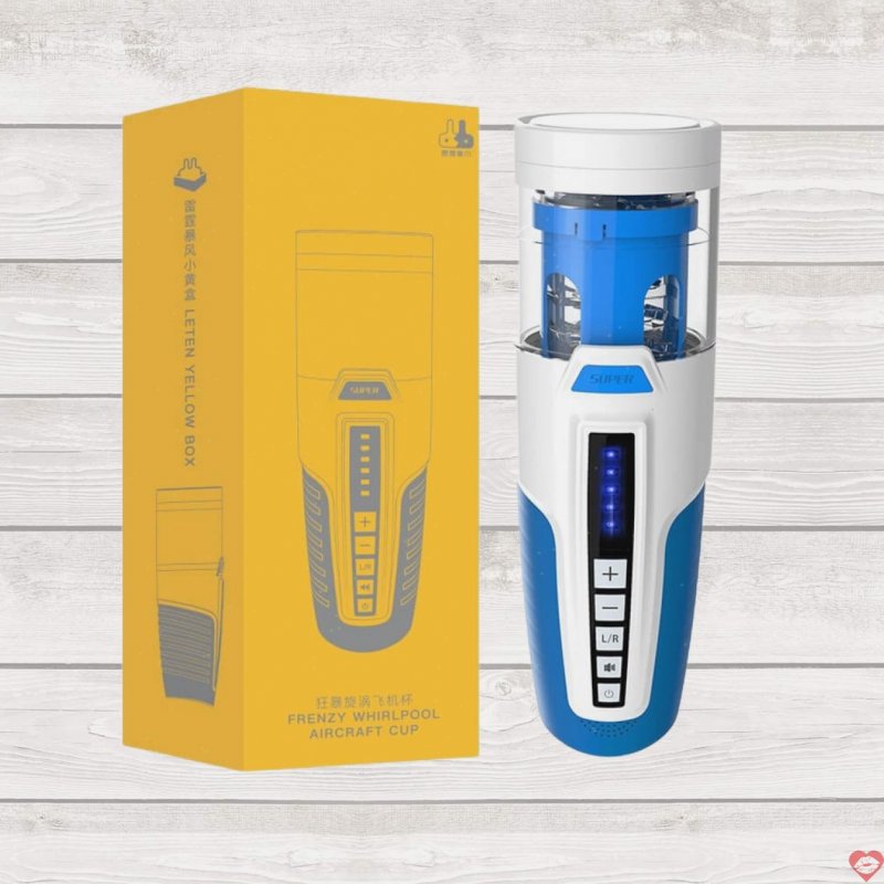 Âm đạo giả Leten Frenzy Whirlpool đa năng kích thích cực đỉnh 