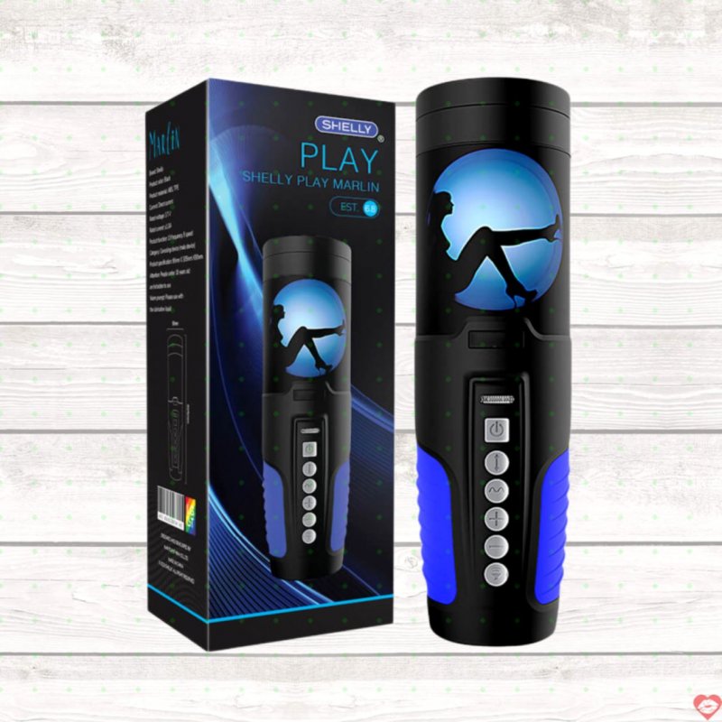 Âm đạo giả Shelly Play Marlin đa năng rung thụt tuyệt vời 