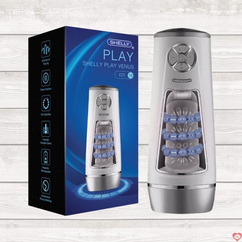 Âm đạo giả Shelly Play Venus đa năng rung thụt cao cấp kích thích 