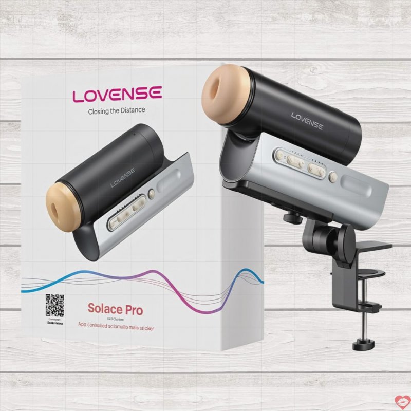 Âm đạo giả Lovense Solace Pro đa năng rung cực mạnh dùng lâu 