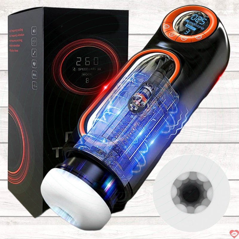 Máy thủ dâm Deep Throat cao cấp thụt bú mút gắn tường mạnh mẽ 
