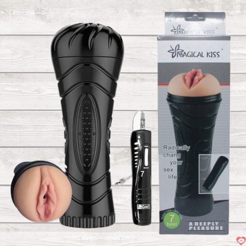 Cốc Âm Đạo Giả Magical Kiss – 7 Chế Độ Rung Ngụy Trang Giá Rẻ