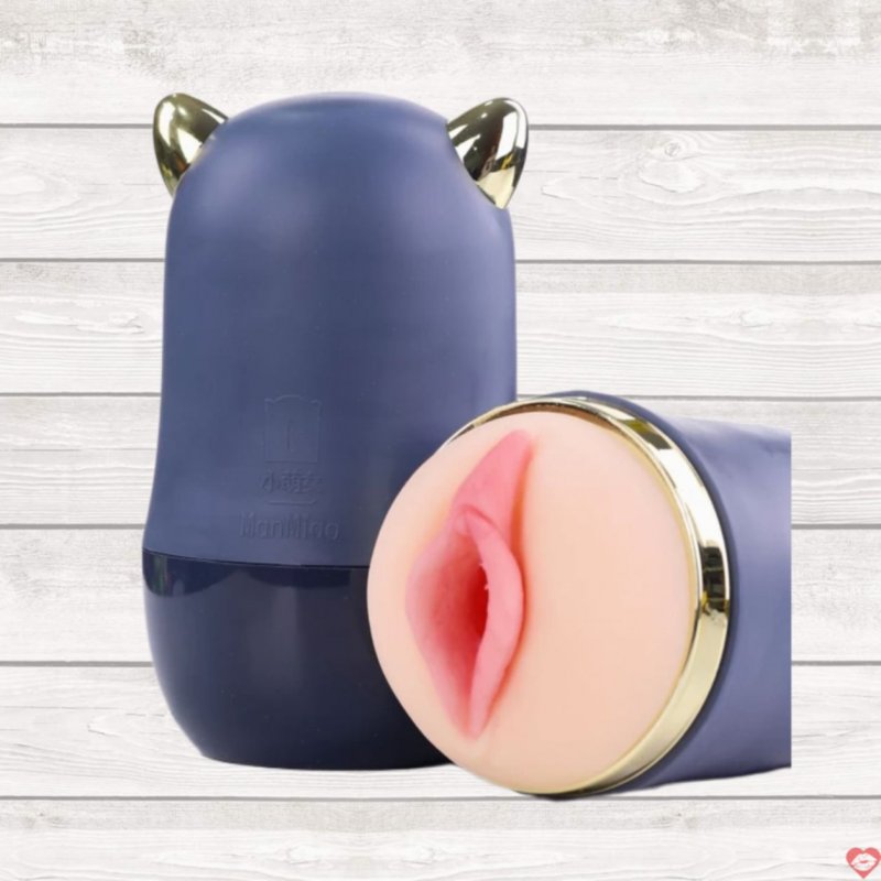 Manmiao Little Catwoman tai mèo cute sextoy mềm mịn rung siêu phê 