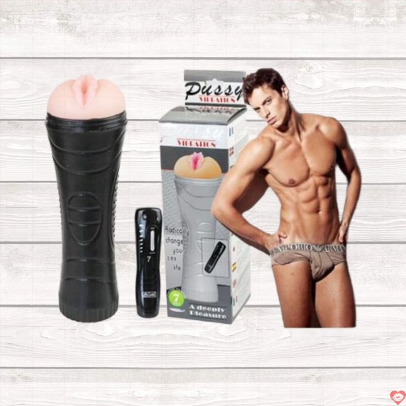 Âm đạo giả đèn pin rung đa chế độ Sextoy nam cao cấp 
