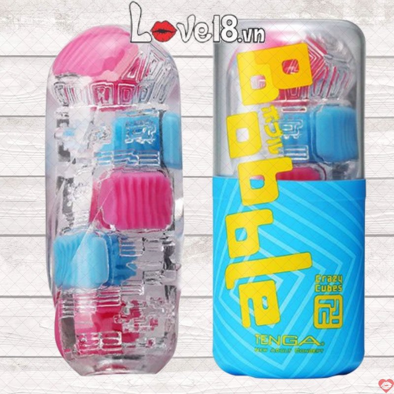 Cốc thủ dâm nam Tenga Bobble Crazy Cubes cao cấp thoả mãn mọi nhu cầu 