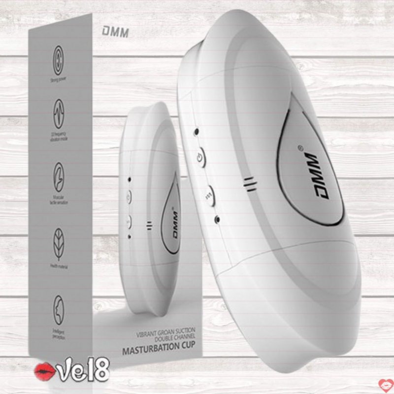 Cốc thủ dâm 2 đầu DMM cao cấp rung co bóp âm thanh thông minh 