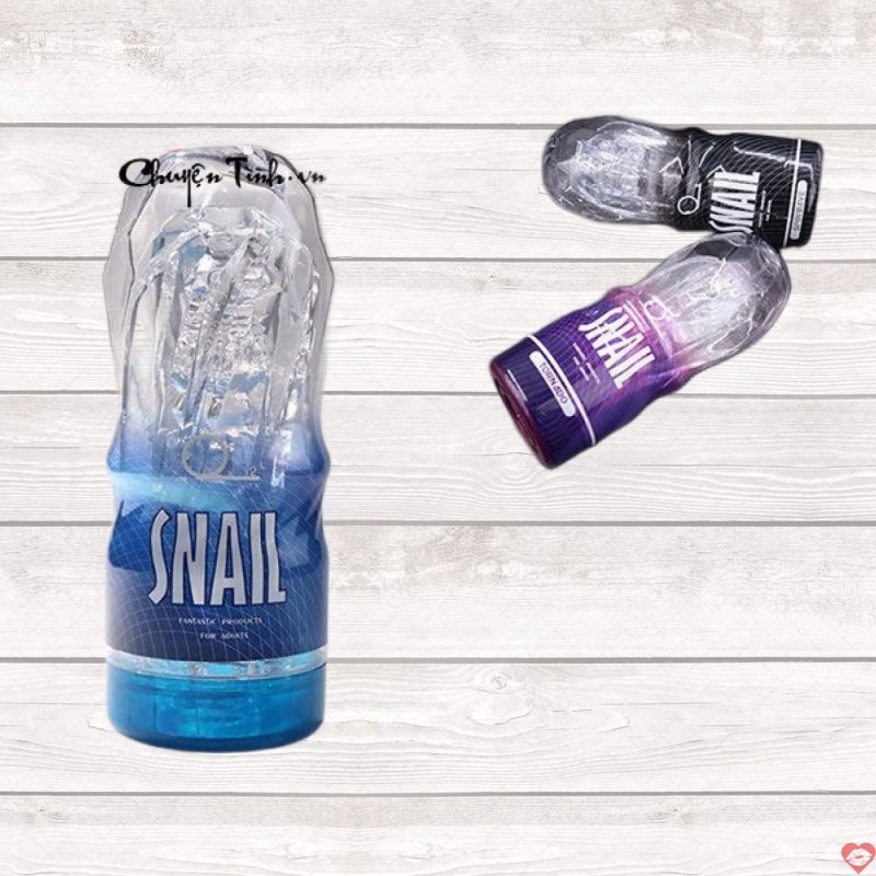Cốc Thủ Dâm Snail Cup Silicone Trong Suốt Kích Thích Mạnh Mẽ 