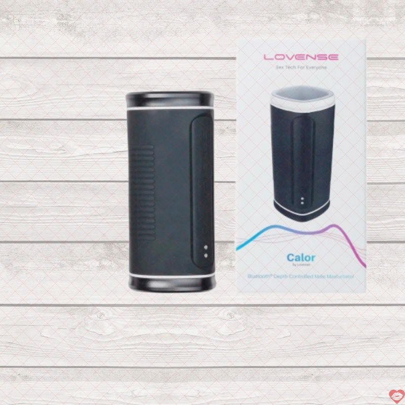 Âm đạo giả rung co bóp có sưởi Lovense Calor điều khiển app 