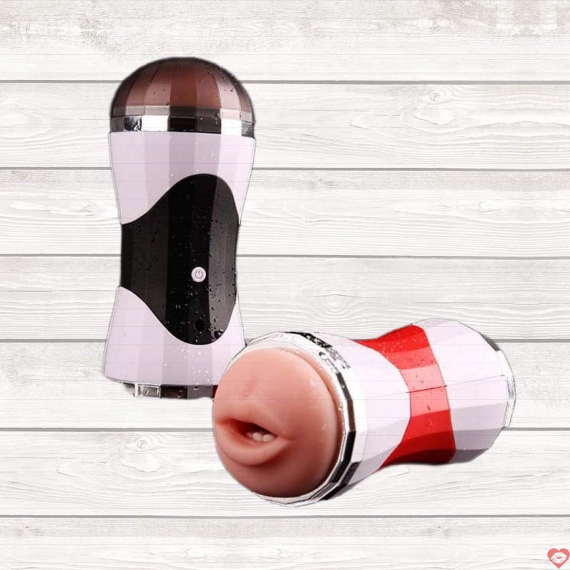 Cốc thủ dâm Mizzzee Double hole 2 đầu rung cảm ứng cực mạnh