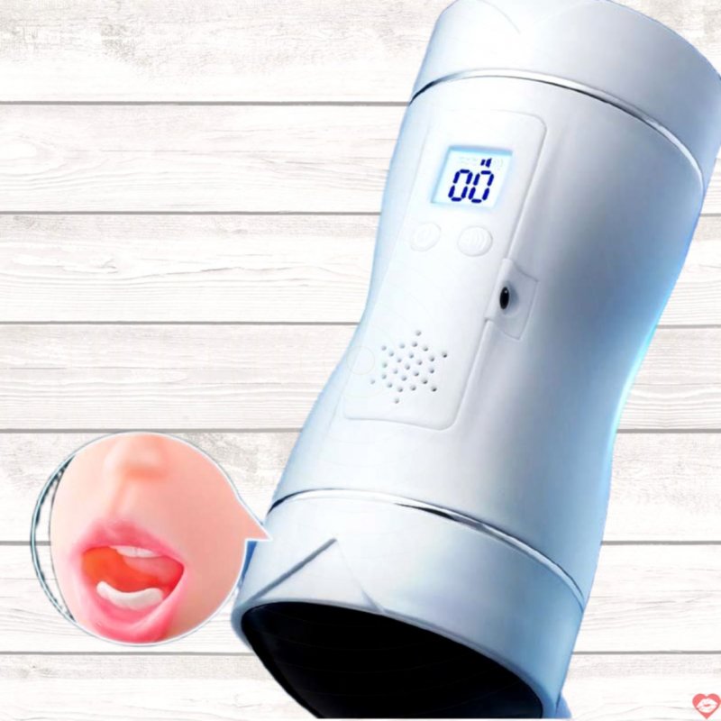 Âm đạo giả cầm tay rung rên màn LCD 2 đầu Vip love ABC