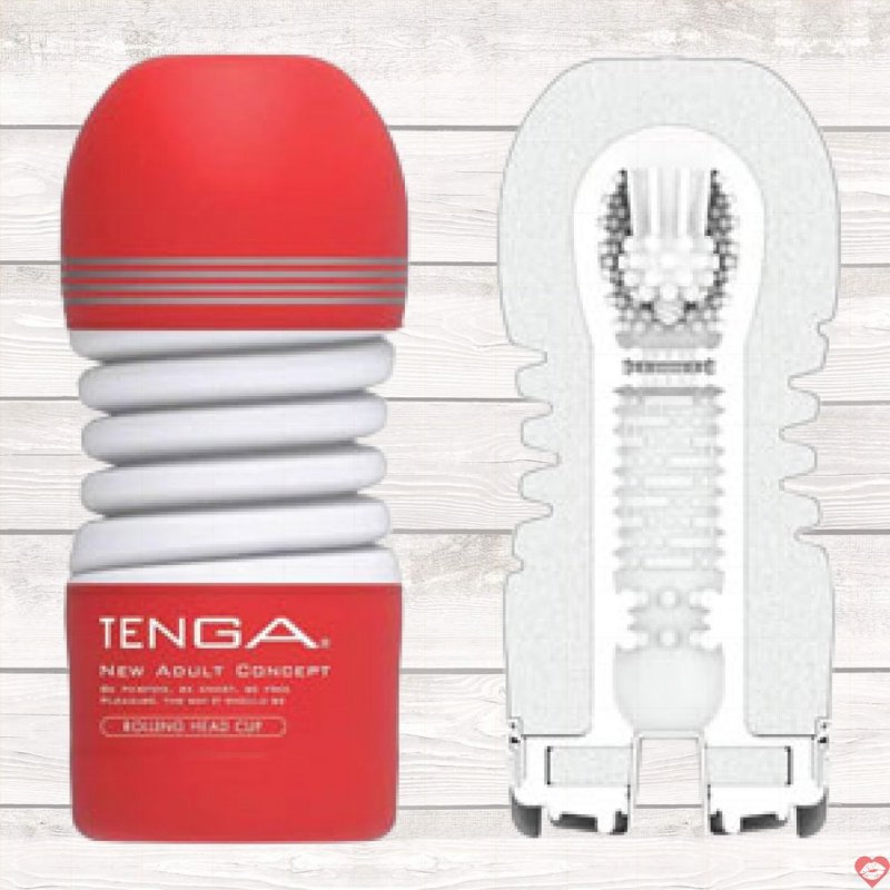 cốc thủ dâm Tenga Rolling Head Cup với thiết kế xoắn ốc điều chỉnh lực hút và kích thích mạnh