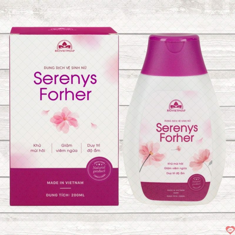 Dung Dịch Vệ Sinh Nữ Serenys ForHer 200ml Dịu Nhẹ An Toàn Chăm Sóc 