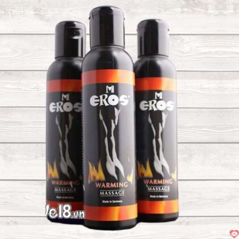 Dầu Massage Eros Warming Đức Tăng Khoái Cảm Thư Giãn Sâu 