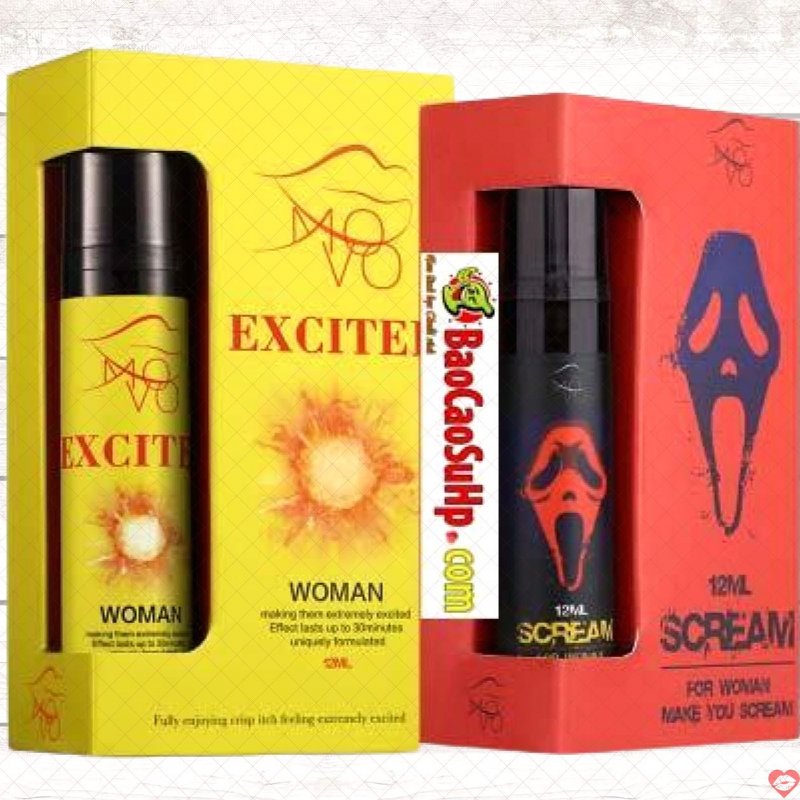 Gel bôi trơn Movo scream Excited 12ml tăng khoái cảm nữ 