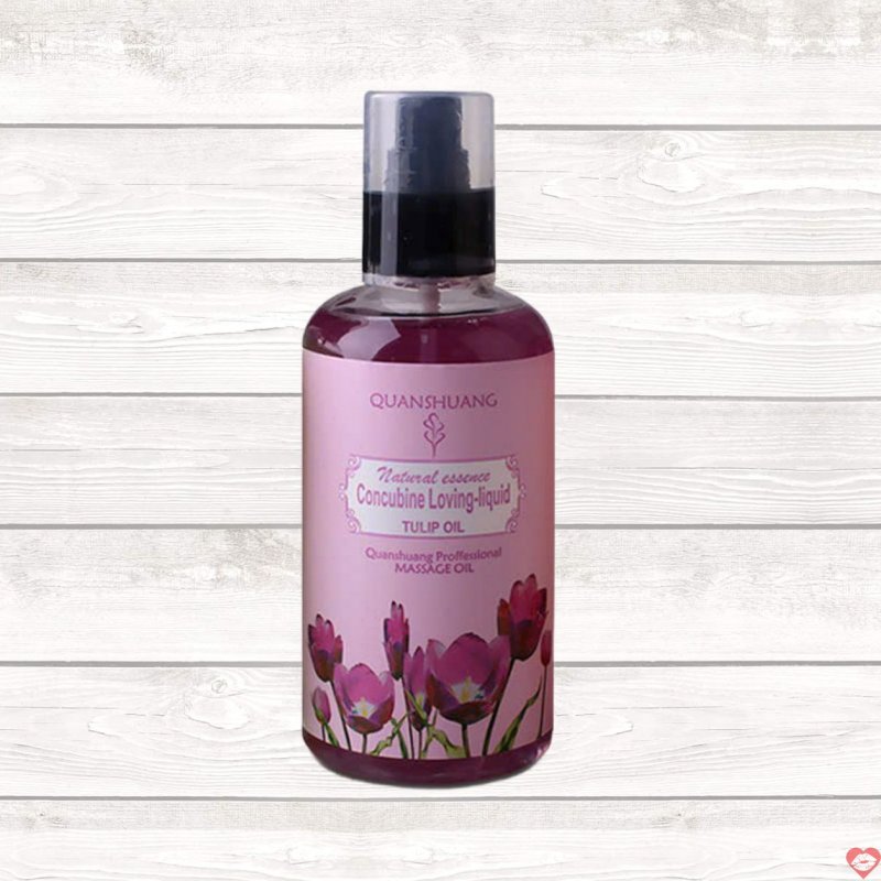 Tinh Dầu Massage Quanshuang Tulip 300ml Thư Giãn Da Mềm Mượt 