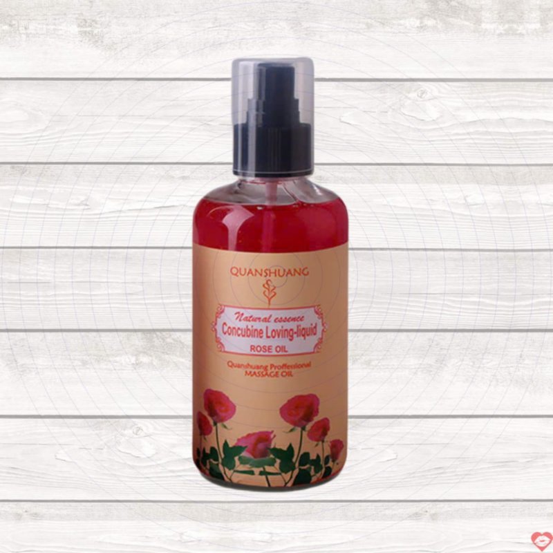 Tinh Dầu Massage Quanshuang Hương Hoa Hồng Cao Cấp 300ml Mềm Mại 