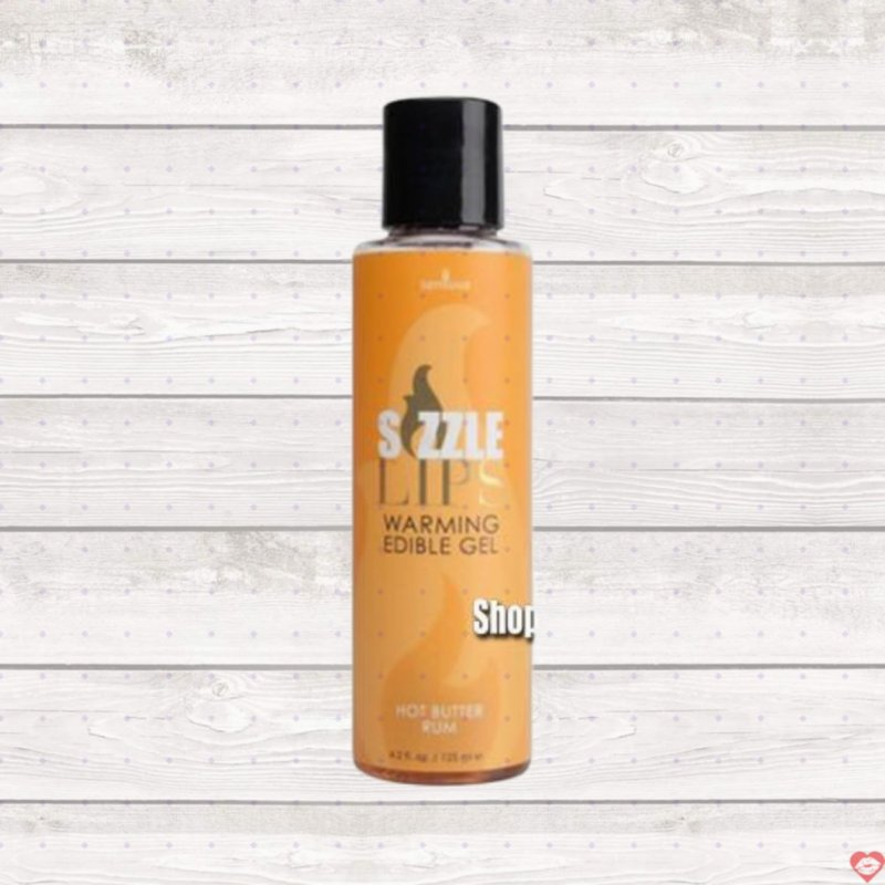 Gel mát xa nóng cơ thể Sensuva Sizzle Lips vị táo dâu hấp dẫn 