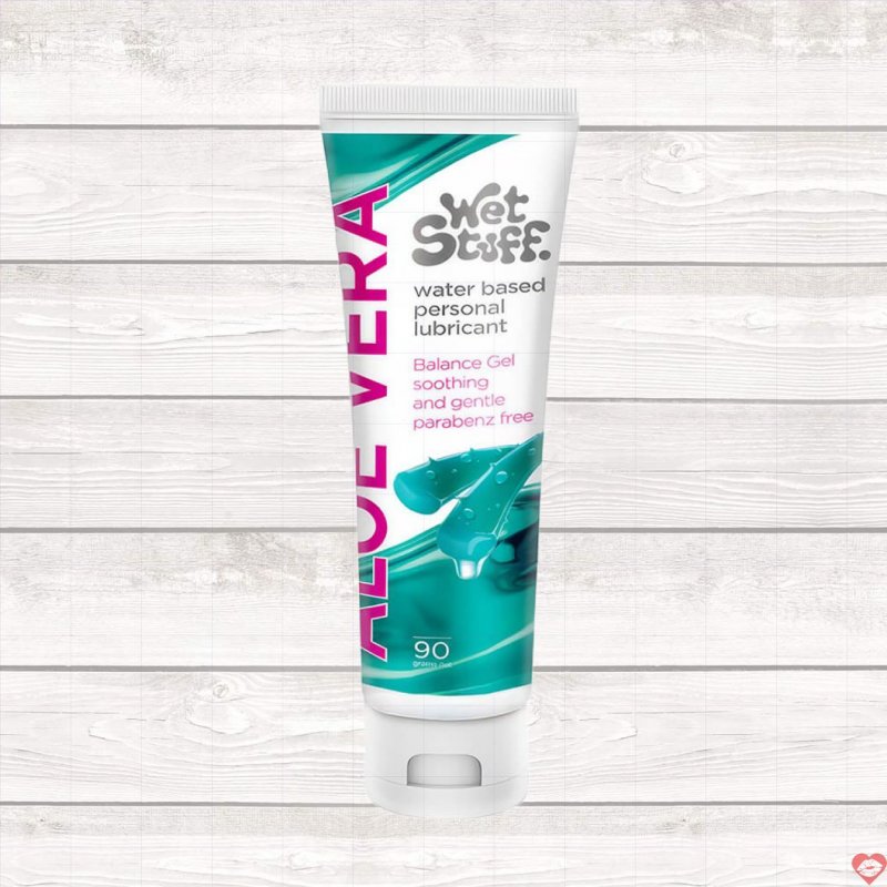 Gel bôi trơn lô hội Wet Stuff Aloe Vera 90g dưỡng ẩm mềm mại 