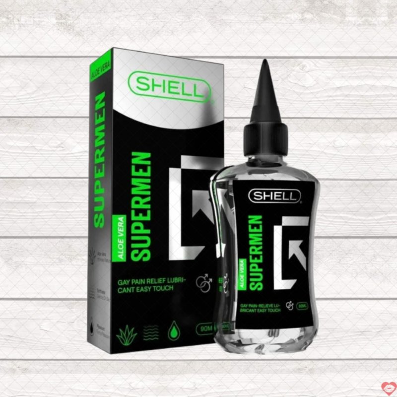 Gel bôi trơn hậu môn lô hội Shell Supermen 90ml an toàn êm ái 