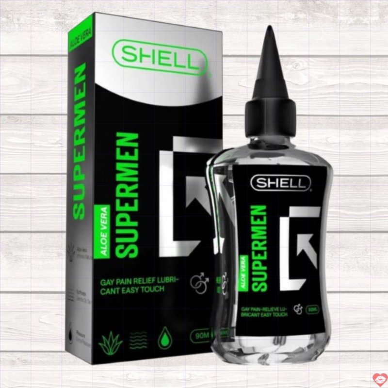 Gel bôi trơn lô hội Shell Supermen 90ml tăng độ trơn dưỡng ẩm 